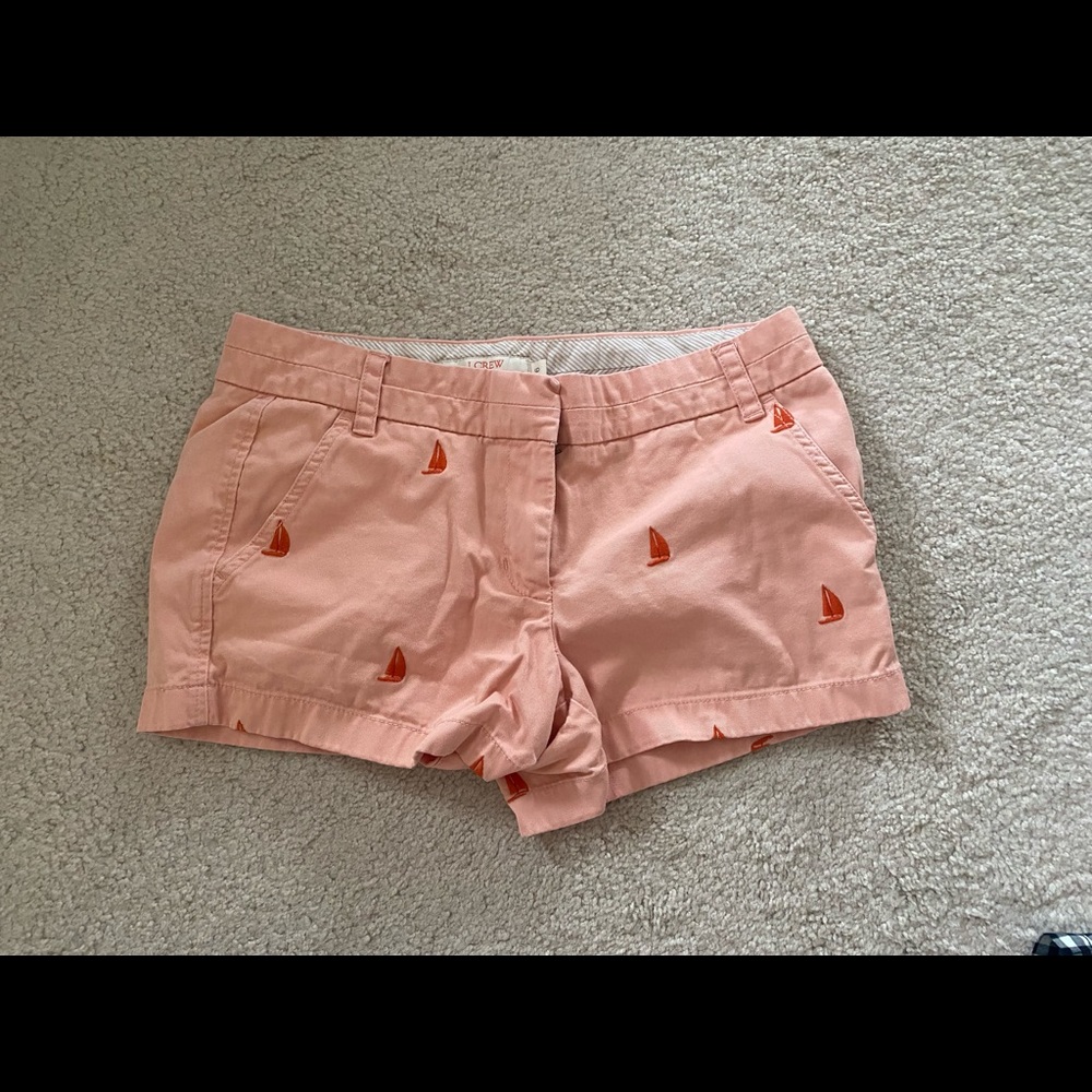 J Crew Orange Sailboat Chinos